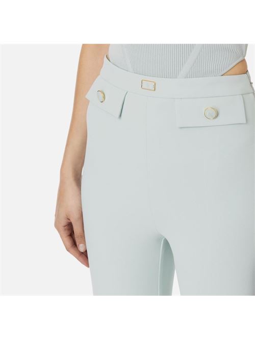 Pantalone a palazzo in crepe ELISABETTA FRANCHI | PA02941E2.BV9